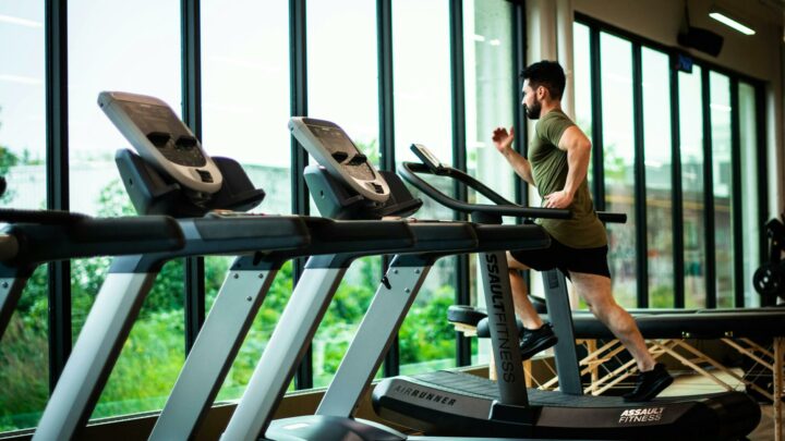 an on treadmill