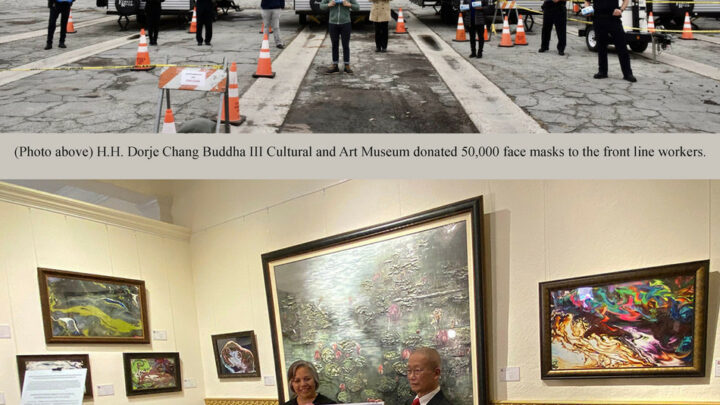 H.H. Dorje Chang Buddha III Cultural and Art Museum Donates to Help the Community